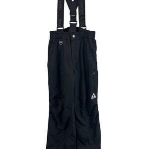 Gerry Boys Youth 10 / 12 Black Insulated Snow Bib Winter Ski Pants
